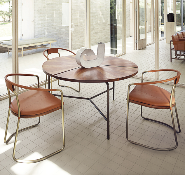 Circular Dining Table by BassamFellows