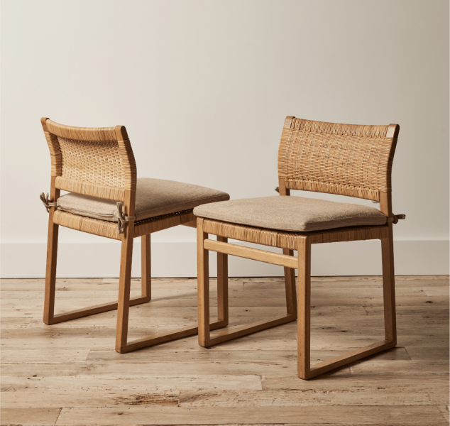 BM 61 Dining Chairs (Set of 8) by Børge Mogensen