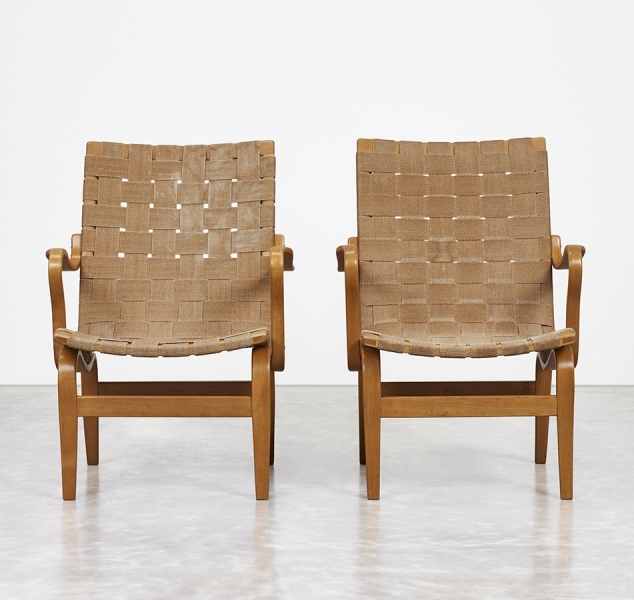 Pair of ‘Eva Hög’ Chairs by Bruno Mathsson