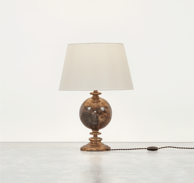 Parchment Table Lamp by Aldo Tura