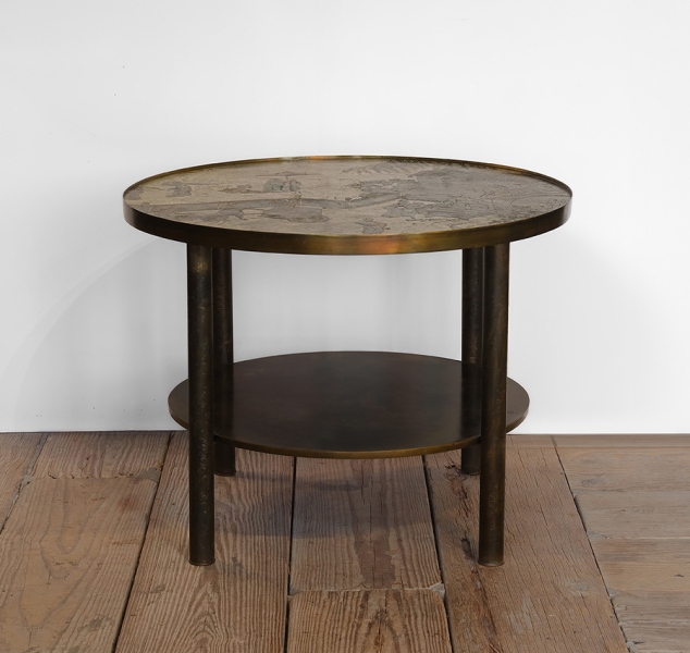 Tao Side Table by Philip and Kelvin LaVerne