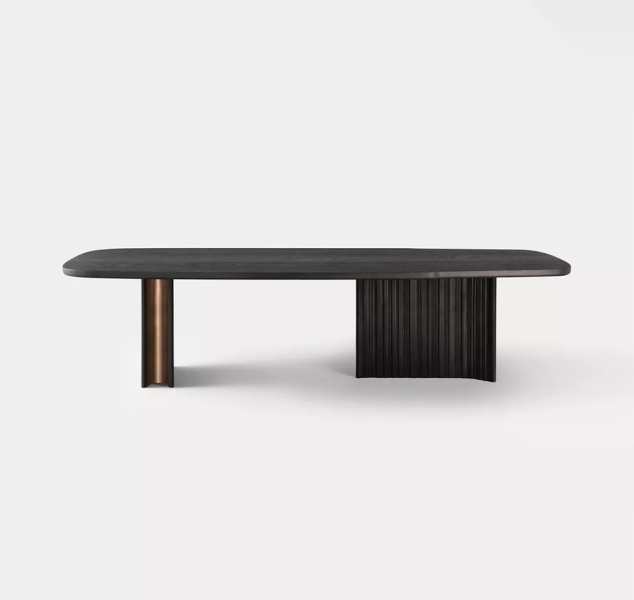 Tributary Dining Table by Refractory